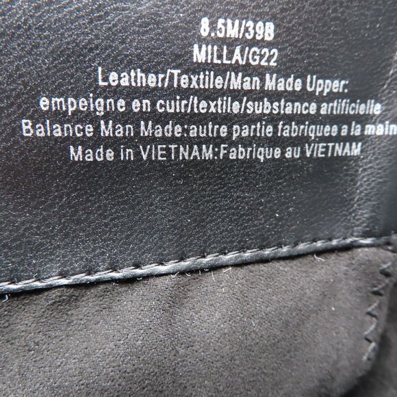 Karl Lagerfeld Paris Milla Embellished Rhinestone 8.5M Leather Tall Riding Boots - Picture 15 of 16